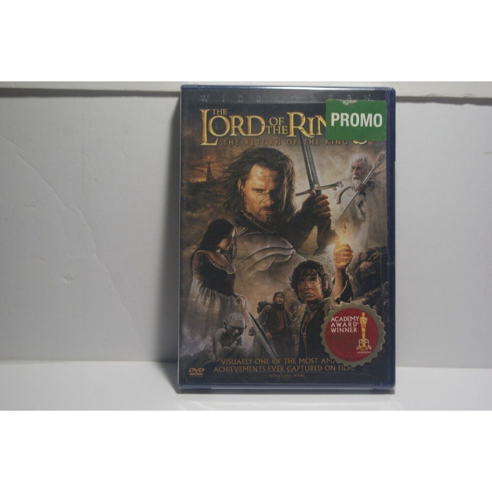 LOTR Return of the King 2003 DVD Widescreen New SEALED Promo SCFI Action